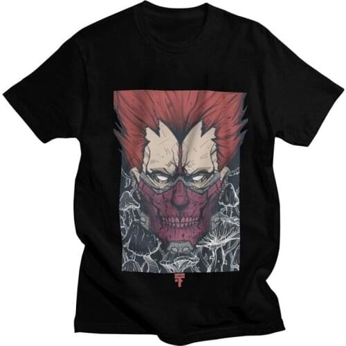 Dorohedoro En Autocollant T-Shirts Men Novelty T Shirts Short Sleeve Anime Manga Shin Tshirt Cotton Tee Tops Clothing