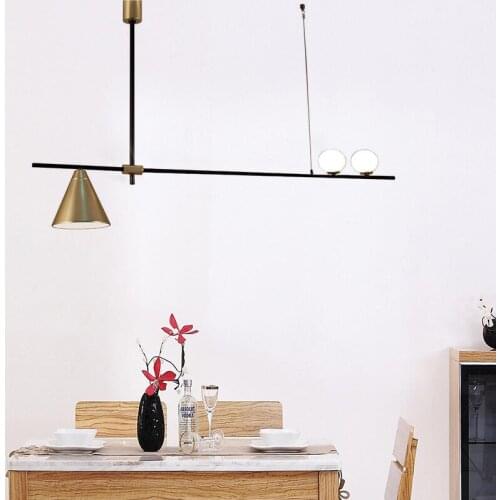 Nordic glass ball crystal led light chandeliers ceiling modern led chandelier bedroom avizeler nordic decoration home