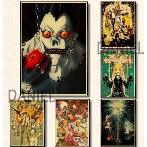 Classic Anime Series Death Note 2 Diamond Painting Retro Full Round Square Diamond Embroidery Cross Stitch Mosaic Of Pictures