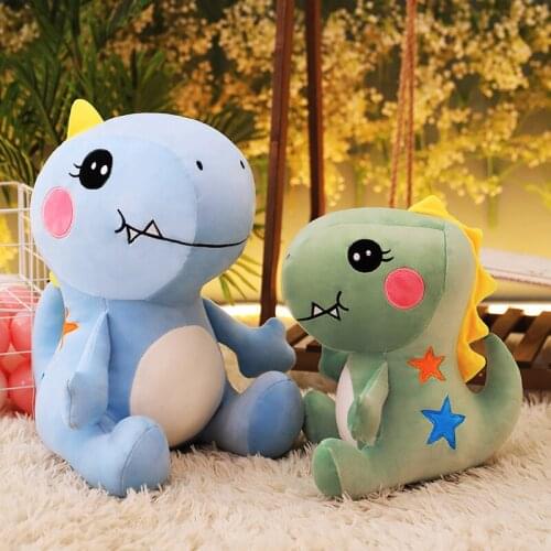 Cute Dinosaur Plush Toy Soft Stuffed Popular Cartoon Dinosaur Pillow Doll Animal Toys High Quality Toys For Children Girls Gift