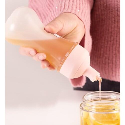 Kitchen Multi-purpose Squeeze Sauce Bottle with Scale Salad Tomato Sauce Squeeze Sauce Bottle Seal Squeeze Jam Bottle