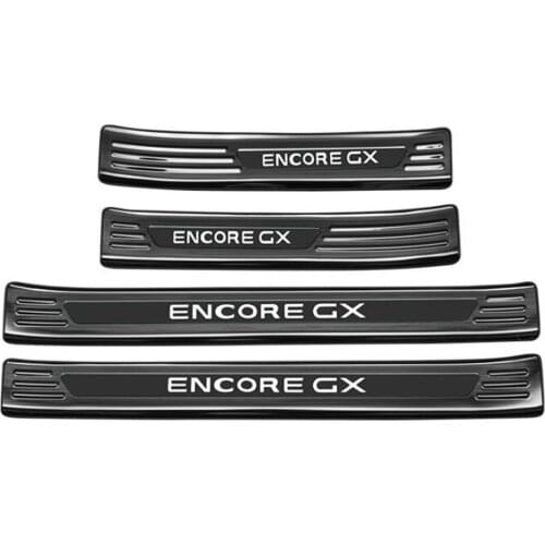 Stainless Steel Door Sill Scuff Plate Guard Sills Protector Trim For Buick Encore GX 2019 2020 2021