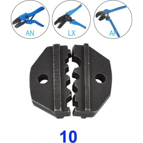 Non Insulated Terminals 1.5-6 sqmm 17-10AWG Crimping dies plier dies hand dies exchangable dies