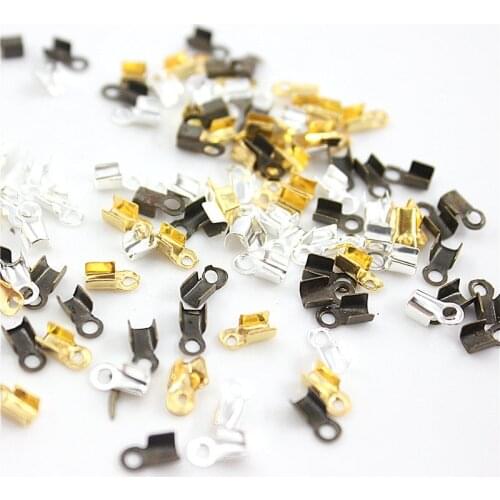 [wamami] 5g Silver/Golden/Bronze Claw Jewelry Crimp Clasp For Leather Cord BJD Necklace/Bracelet Diy