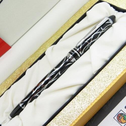 Picasso Fantasy in Paris Fountain Pen Black-Silver | Picasso Pen | İsme Special Pen