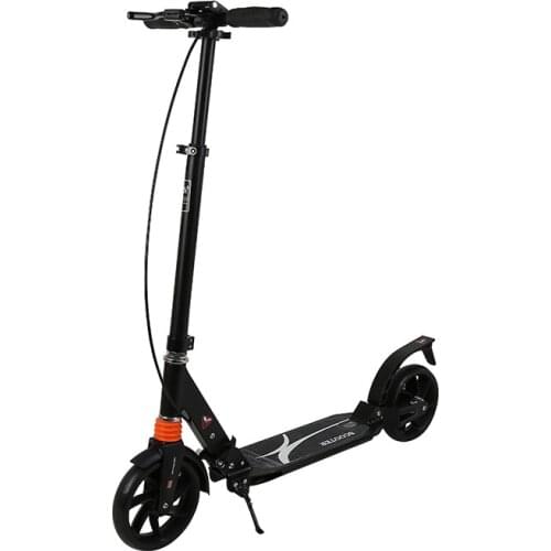 Aluminum Alloy pedal two-wheeled scooter 8 inch disc brake scooter two-wheeled Kick Scooter