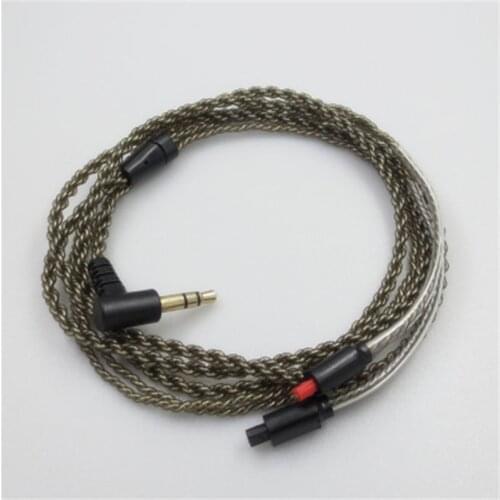 Replacement Audio Cable For Audio-Technica ATH-im50 im70 03 im04 Headphones Silver Plated Cord Wire 23 AugT2