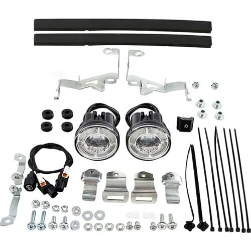 Motorcycle Strobe LED Foglights w/ Attachment Kit For Honda Goldwing 1800 GL1800 2018-2020 2019