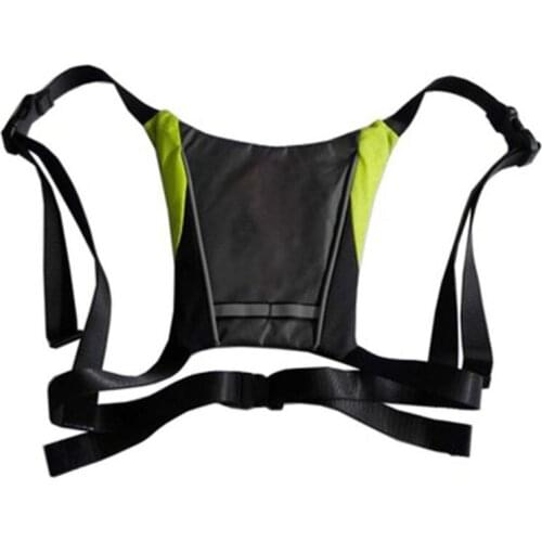 LED Bike Light USB Rechargeable Cycling Vest Direction Indicator Reflective Backpack Flashing Remote Control Outdoor