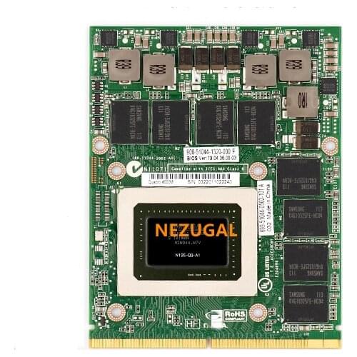 Quadro M4000M N16E-Q3-A1 4GB DDR5 MXM video Graphics card for notebook laptop Graphics fit For HP For DELL