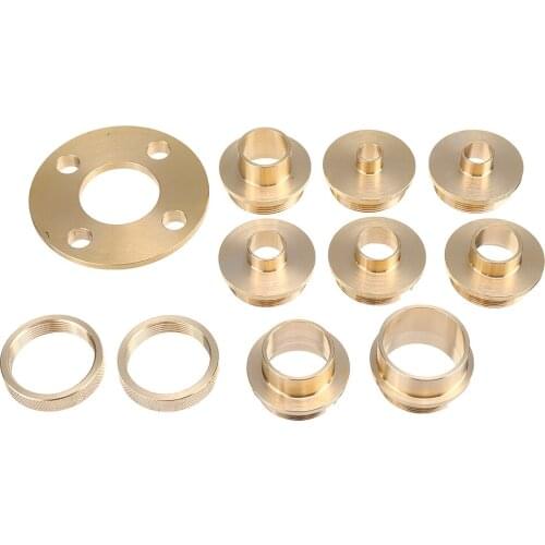 11Pcs/Kit Pure Copper 10-30mm Bushing Guides Premium Template Router Guide Bush With Box Perfect For Woodworking Tools Durable