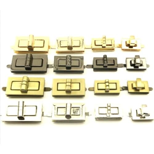 Gold / gunmetal / nickel / Anti bronze Purse Twist lock turn lock 3 sizes to choose