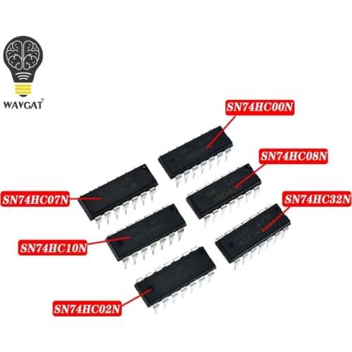10PCS SN74HC00N SN74HC02N SN74HC07N SN74HC08N SN74HC10N SN74HC32N DIP 74HC00 74HC02 74HC07 74HC08 74HC10 74HC32 74HC138 Chip