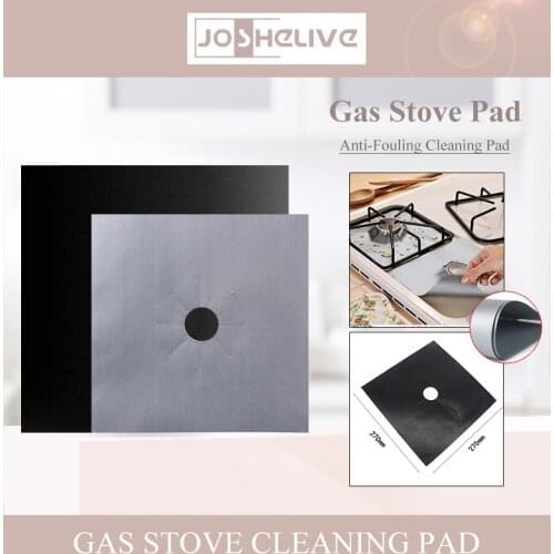 4 Pcs Square Protective Pad Kitchen Reusable Gas Hood Stove Burner Pad Temperature And Anti-fouling Oil Protective Cover Kitchen
