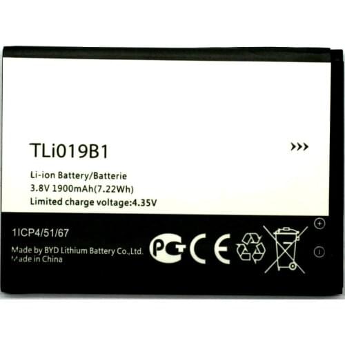New TLI019B1 TLi019B2 1900mAh Battery for ALCATEL one touch POP C7 OT-7041 7041D dual CAB1900003C2 Phone