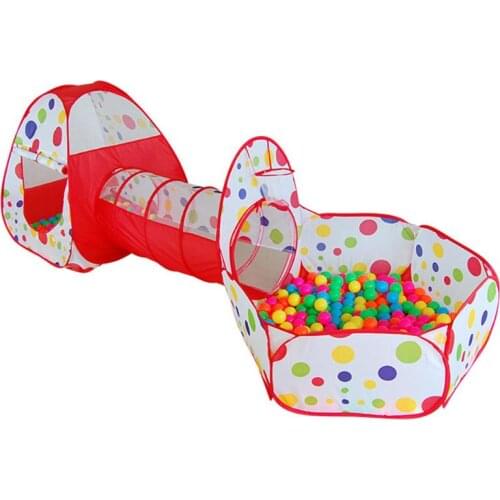 Kids Play Tent Outdoor Fun Kids Pool-Tube-Tepee Crawling Huge Game Play House Baby Play Yard Ocean Ball Pool Pit Children Gift
