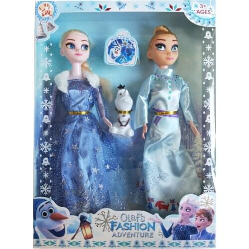 Disney Frozen 2 Elsa Anna Olaf Princess collection action figure Hot Toys Model Dolls Christmas New Year Gift for Children