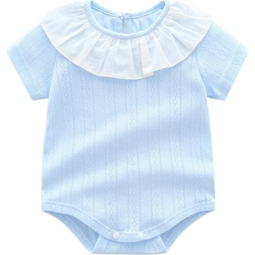 Summer Baby Onesies Soft and Breathable Baby Cotton Clothes Newborn Unisex Baby Rompers Newborn Baby Girl Clothes