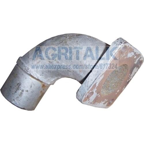 The elbow for silencer of Fengshou FS180 / Estate FS184-3 tractor with J285T, part number: J285.10.202T1