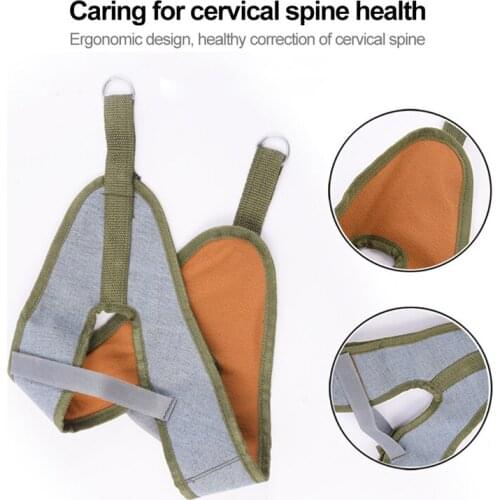 Cervical Traction Belt Neck Massager Neck Back Stretcher Bnads Adjustment Chiropractic Back Head Medical Vertebra Recovery Tool