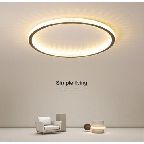 Minimalist Black/White/Gold led ceiling lights For living room lights Bedroom ceiling light Modern ceiling lamp plafon led lamp
