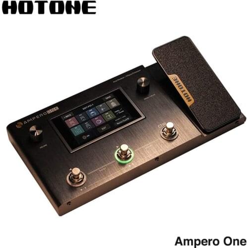 Hotone Ampero One Amp Modeler/Effects Processor Multi-Effects Pedal With Expression Stereo OTG USB Audio Interface