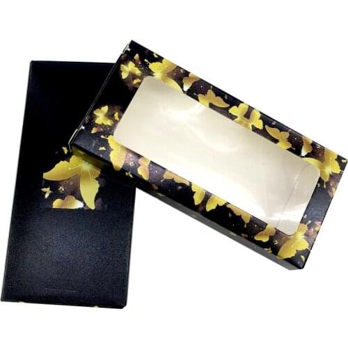 2020 NEW 10 pcs Eyelash Packaging Box Wholesale Lashes Boxes Empty Eyelash Package Boxes Case 8-25mm Lashes Rectangle Box