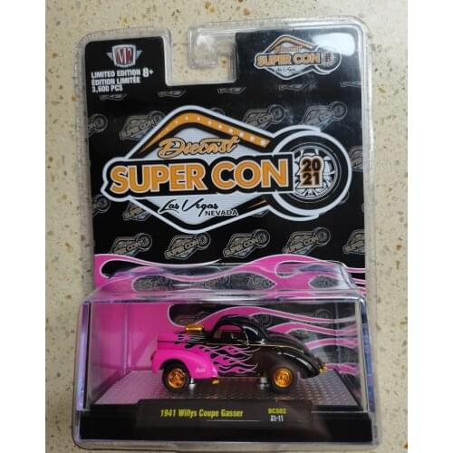 NEW M2 machines 1/64 1941 WILLYS COUPE GASSER limited 3600 Collection Metal Die-cast Simulation Model Cars Toys