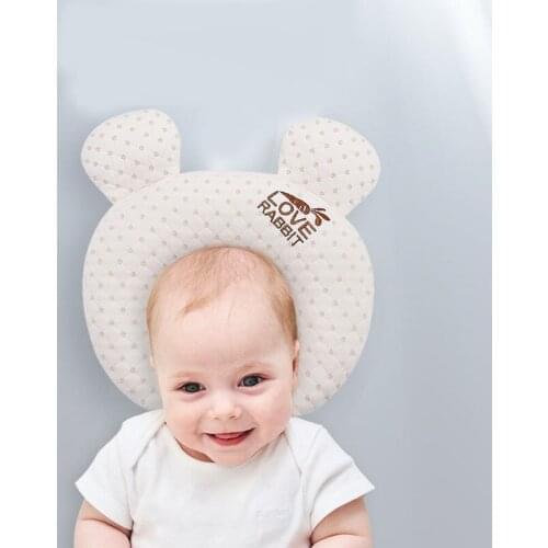 0-12M Baby Four Seasons Be Applicable Pure Cotton Comfortable Pillow Newborn Breathable Prevent Head Deviation Stereotype Pillow