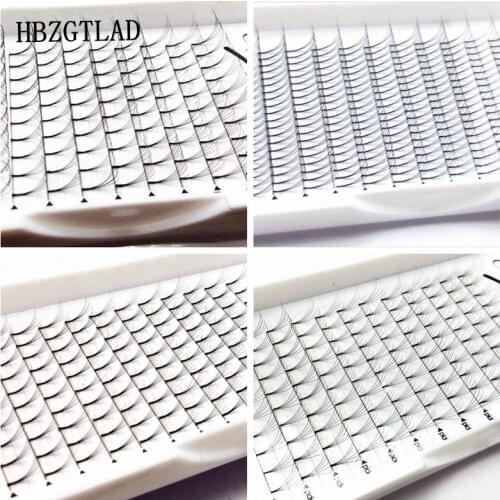 NEW 3D/5D/6D Russian Volume Eyelashes Extension Short Stem Pre made Fans C/D curl Mink Lash Eyelash Individual Extensions