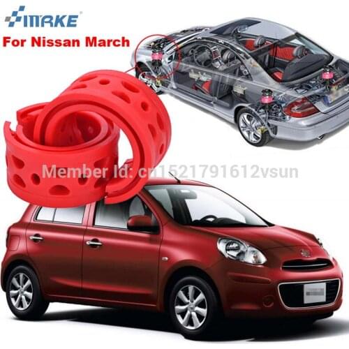 SmRKE For Nissan March High-quality Front /Rear Car Auto Shock Absorber Spring Bumper Power Cushion Buffer