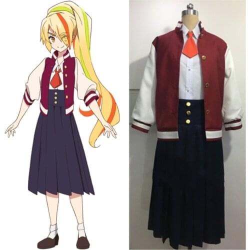 Horrible Anime ZOMBIE LAND SAGA Saki Nikaido Fancy Stage Girls Cosplay Costume Halloween Costumes for Adult Women Party Events