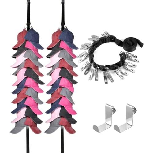 Baseball Cap Rack Hat Holder Rack Home Organizer Storage Door Closet Hanger Storage Organizer