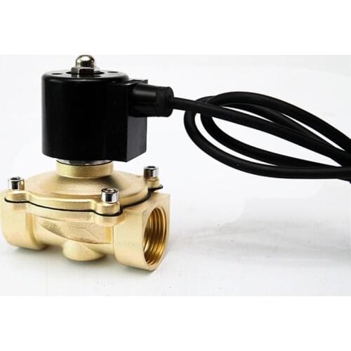 1-1/4" Brass Pilot Operate Underwater Solenoid Valve Water Solenoid Valve Medium Temperature
