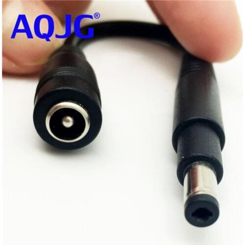 1pcs 5.5*2.1 DC jack to 4.8*1.7 with Pin DC Power Charger Adapter Converter Laptop 5.5*2.1mm to 4.8*1.7 mm Cable For Hp Laptop
