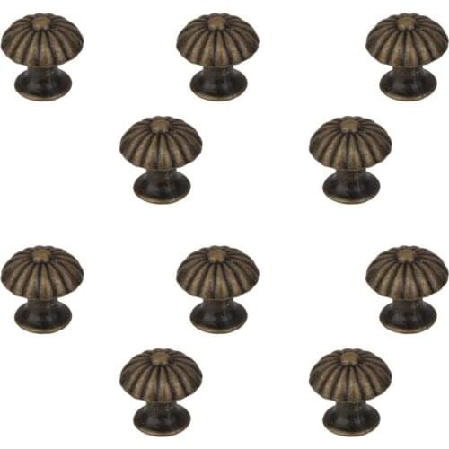 10Pcs Antique Bronze Kitchen Cabinet Drawer Knobs Dresser Cupboard Wardrobe Furniture Pulls Handle Wooden Box Jewelry Box Knobs