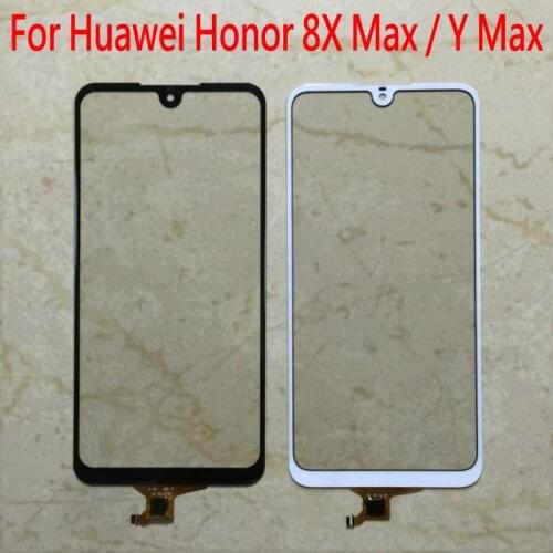 10 Pcs(Tested)Y Max Touch Screen For Huawei Honor 8x Max phone LCD Outer Glass Lens Touch Screen Digitizer Sensor Replacement