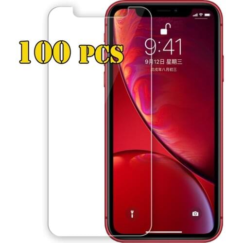 100pcs 2.5D Tempered Glass Screen Protector Tough Shield Film Guard For iPhone 12 Mini 11 Pro Max XS XR X 8 7 6 6S Plus SE 5 5S