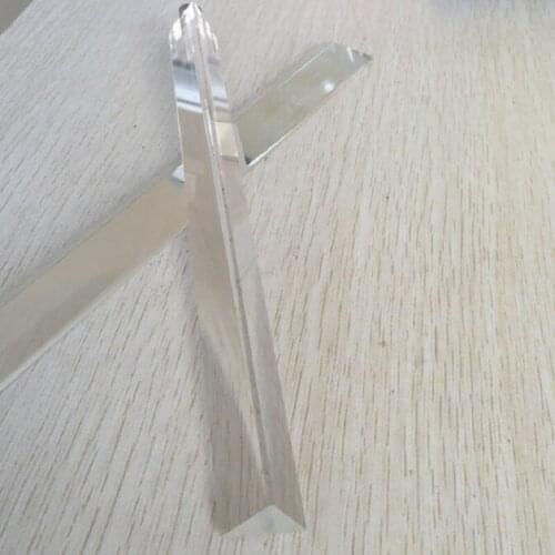 100PCS/LOT,22*22*400mm long S Trimming Lighting Prism Parts In One Hole For Crystal Chandelier Pendant Free Shipping
