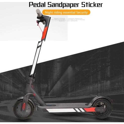 11 Colors High Quality Reflective Styling Stickers For Xiaomi Mijia M365 Electric Scooter Skateboard Accessories
