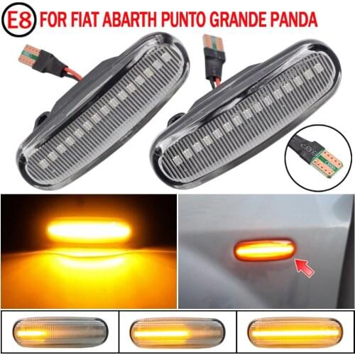 2pcs For Citroen Nemo Estate Van 2009.04-2019 Dynamic Side Marker Turn Signal Lights Turn Light Amber Led Blinker LED Light