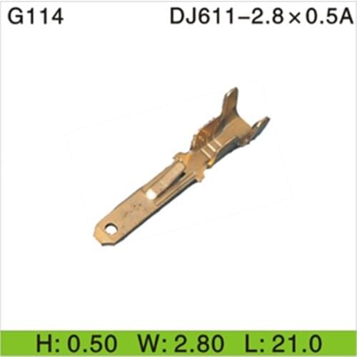 Free shipping 1000pcs Car Electronics & Motorcycle Accessories & Parts G114 male terminal connector