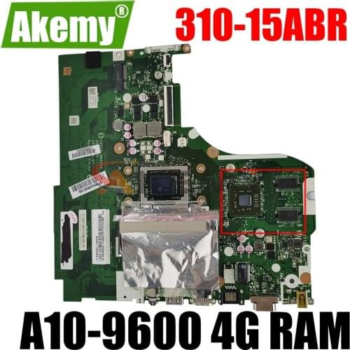CG516 NMA741 NM-A741 for Lenovo Ideapad 310-15 310-15ABR laptop motherboard with CPU A10-9600 4G RAM 100% fully tested