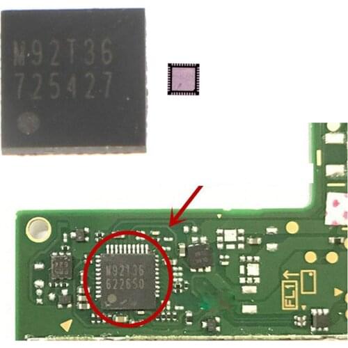 M92T36 USB-C Power Battery Charging Control IC Chip Replacement for Nintend Switch NS Motherboard Repair Part