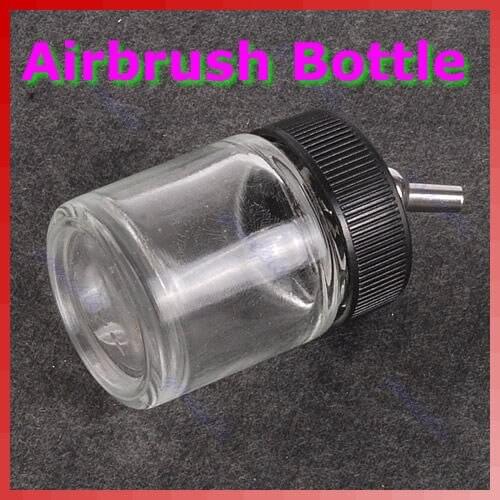 Airbrush Glass Bottle Jar Air Brush Gun Standard Suction Lid Pump Spray Top New