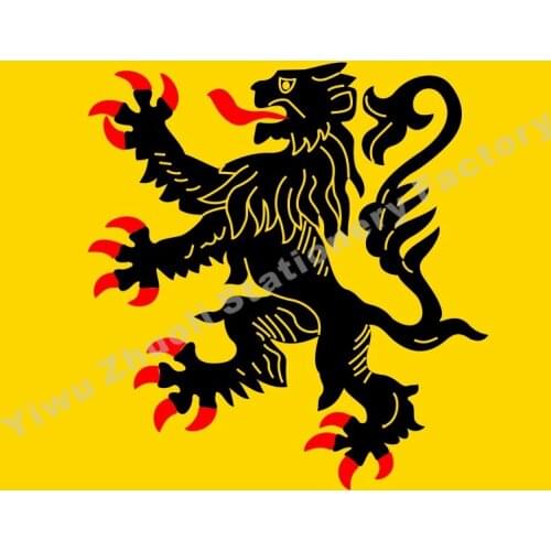 France Nord Pas de Calais Generic Flag 150X90cm (3x5FT) 120g 100D Polyester Double Stitched High Quality Banner Free Shipping