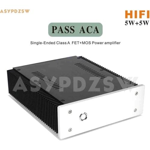 Finished HIFI PASS ACA Stereo single-Ended Class A FET+MOS power amplifier 5W