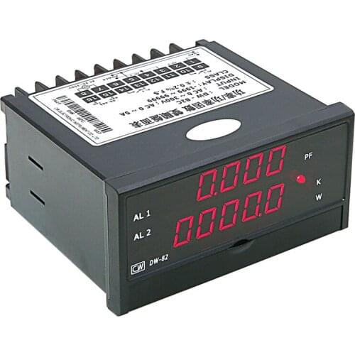 Dual Display Voltage Power Meter Digital Display AC Power Meter DC Power Factor Meter Alarm 485 Communication