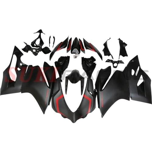 For Ducati ABS Plastic Injection Fairing Kit for ducati 959 1299 2015 2016 2017 Carbon Fiber Color Motorcycle Bodywork Cowling