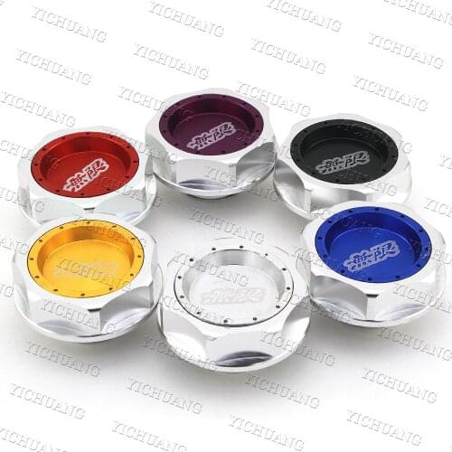 Mugen Aluminum Car Styling Engine Oil Tank Cap Fuel Filler Can Cover for Honda Civic Fit Accord CR-V XR-V Vezel